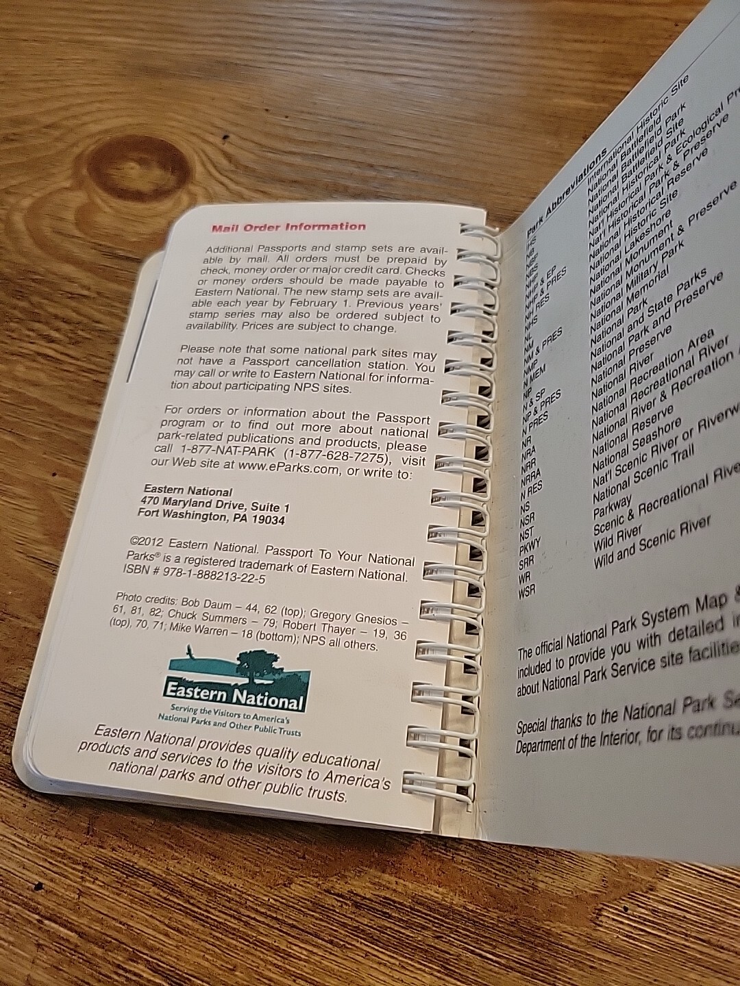 Passport To Your National Parks 2012 Catalog Guide