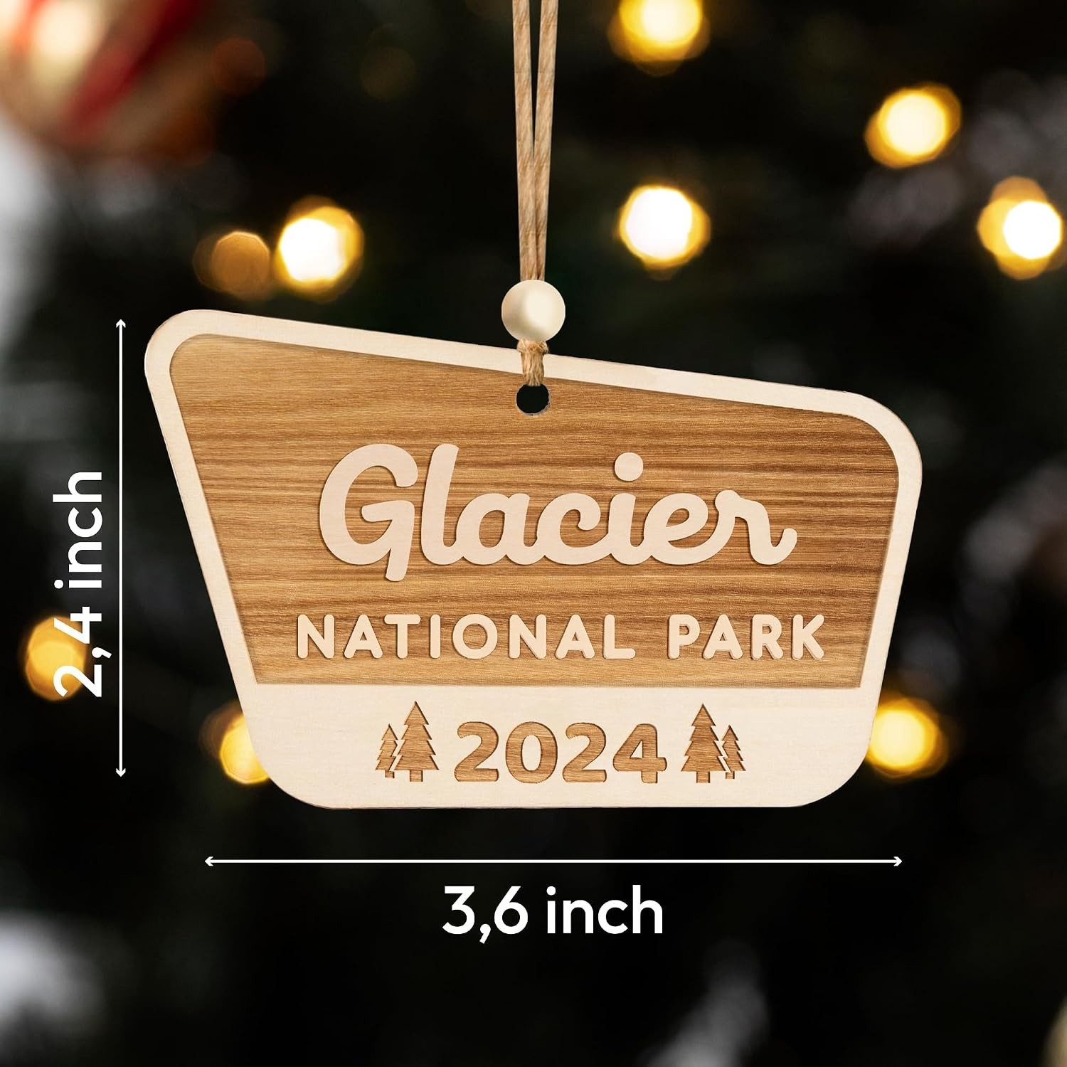 Wood National Park Ornaments, National Park Gifts for Travelers, Decor for C…