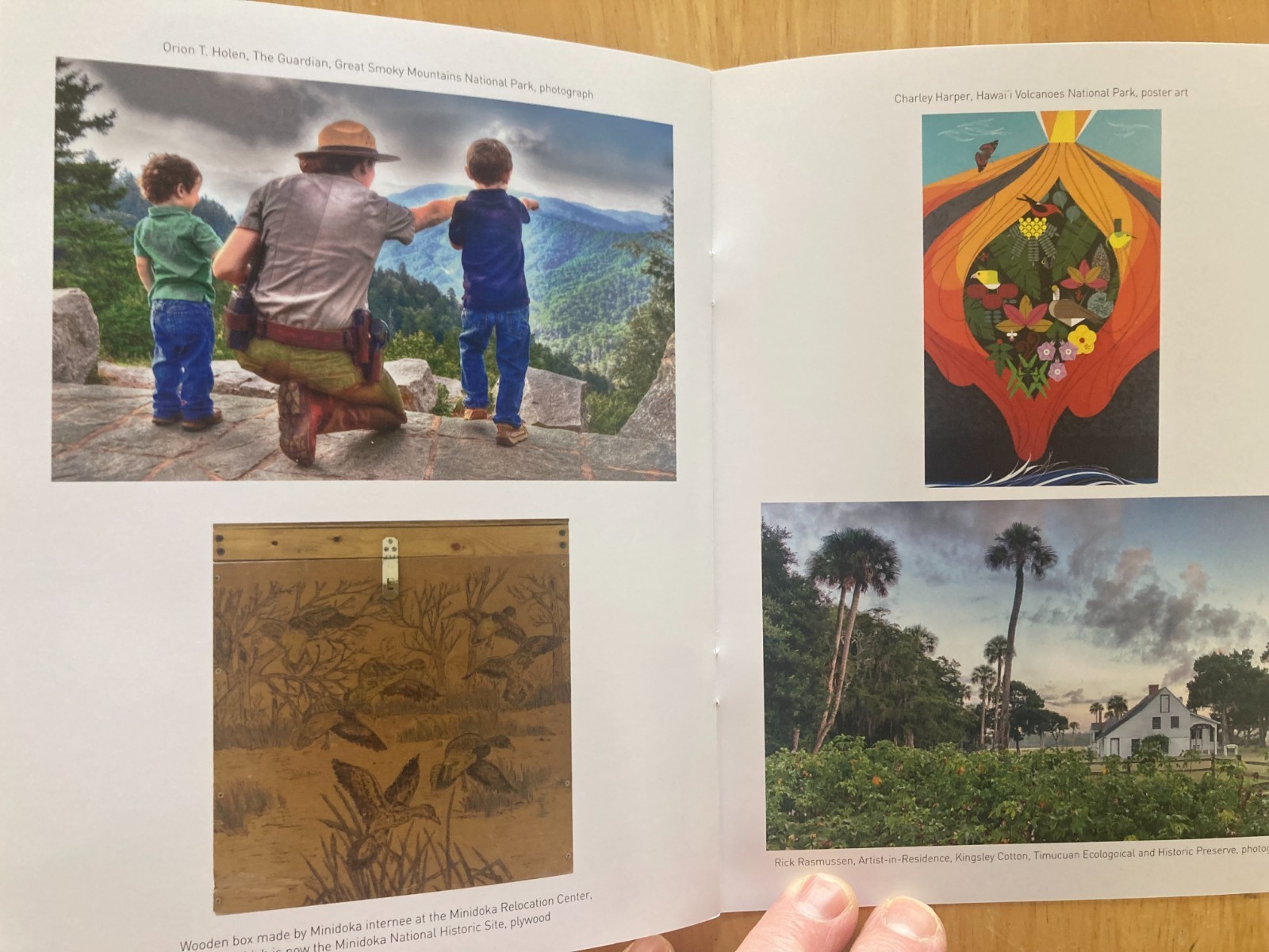 UNIQUE NATIONAL PARK CENTENNIAL ART EXHIBIT CATALOG ATLANTA AIRPORT COLLECTABLE