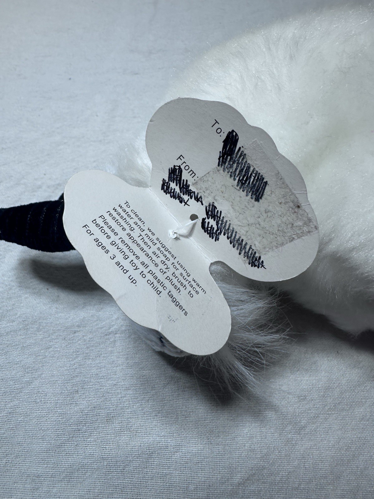 Glacier National Park Wishpets White Mountain Goat Plush Animal with tags