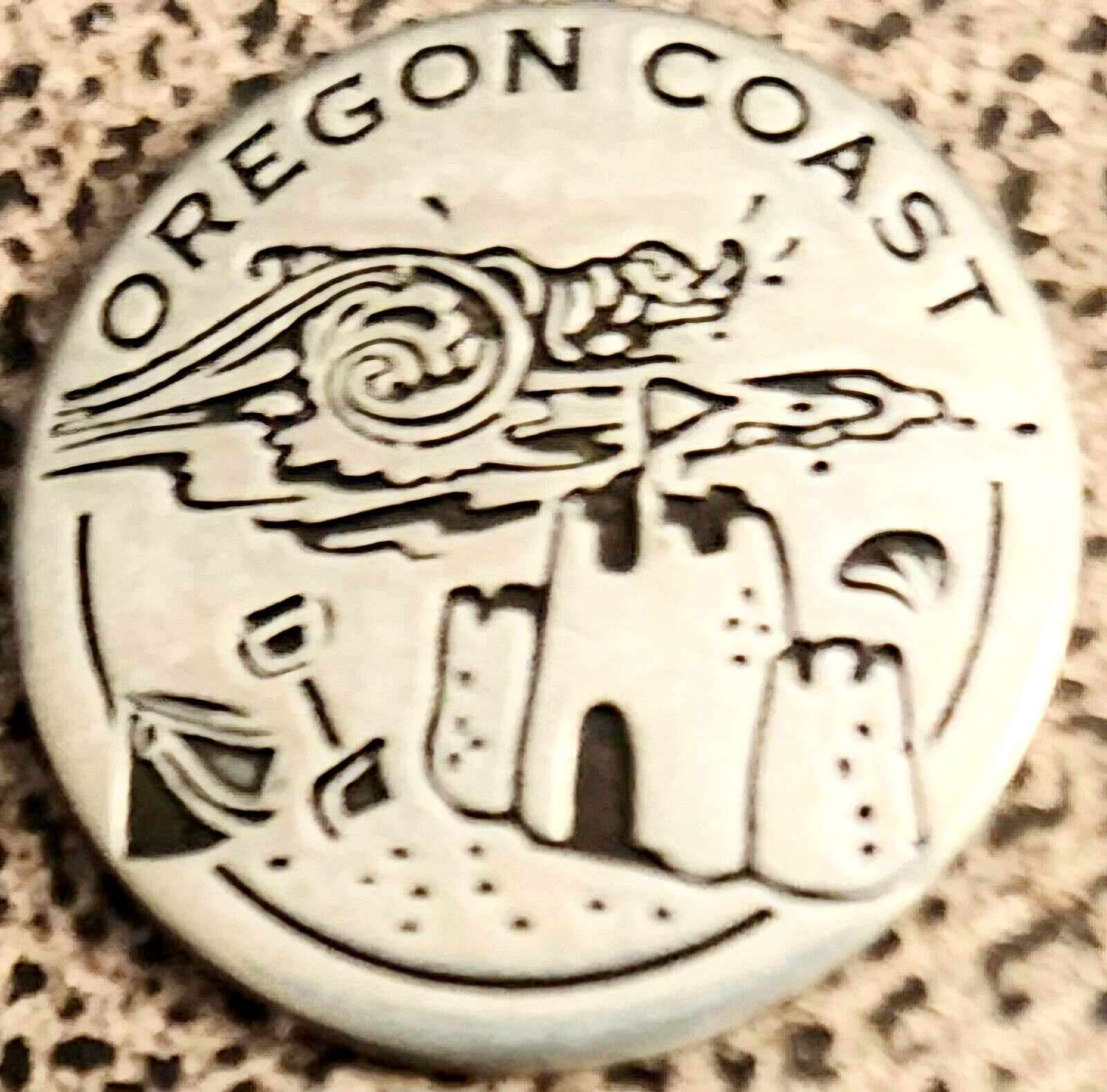 OREGON COAST SAND CASTLE & LIGHTHOUSE – NATIONAL PARK TYPE TOKEN