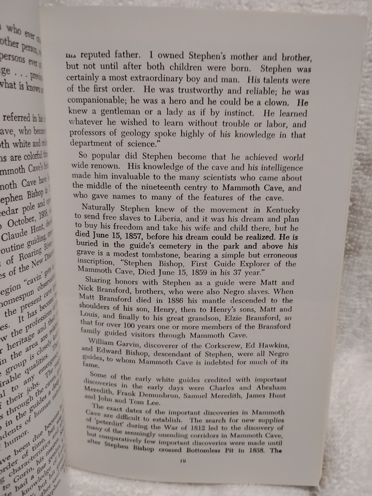 The Story of Mammoth Cave National Park History By Margaret Bridwell Vtg 1971 PB