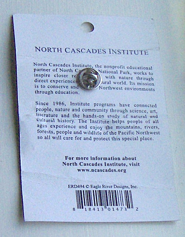 Eagle River Designs NORTH CASCADES National Park WA Washington Pin