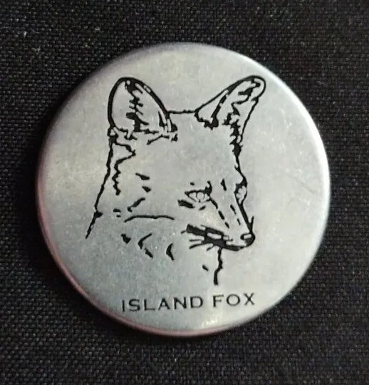 Island Fox Channel Islands Est 1980 California National Park Coin Token