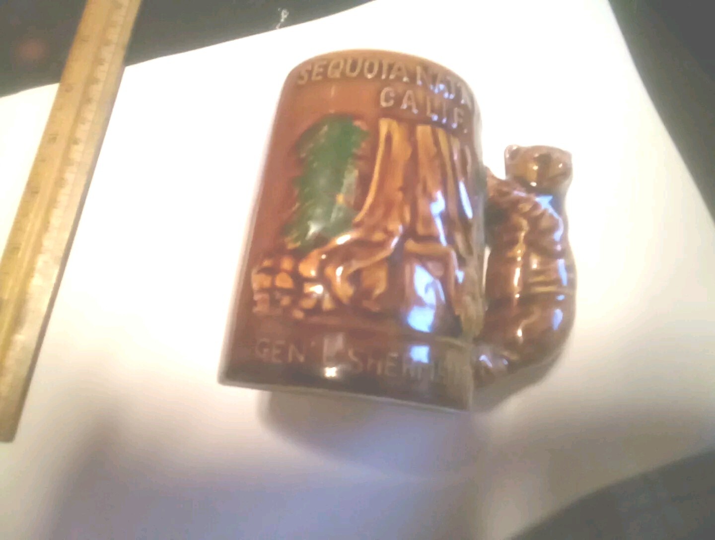 2 Mugs Vintage Rare Sequsoia National Park 1970’S Pre-owned +Mug Made In Japan