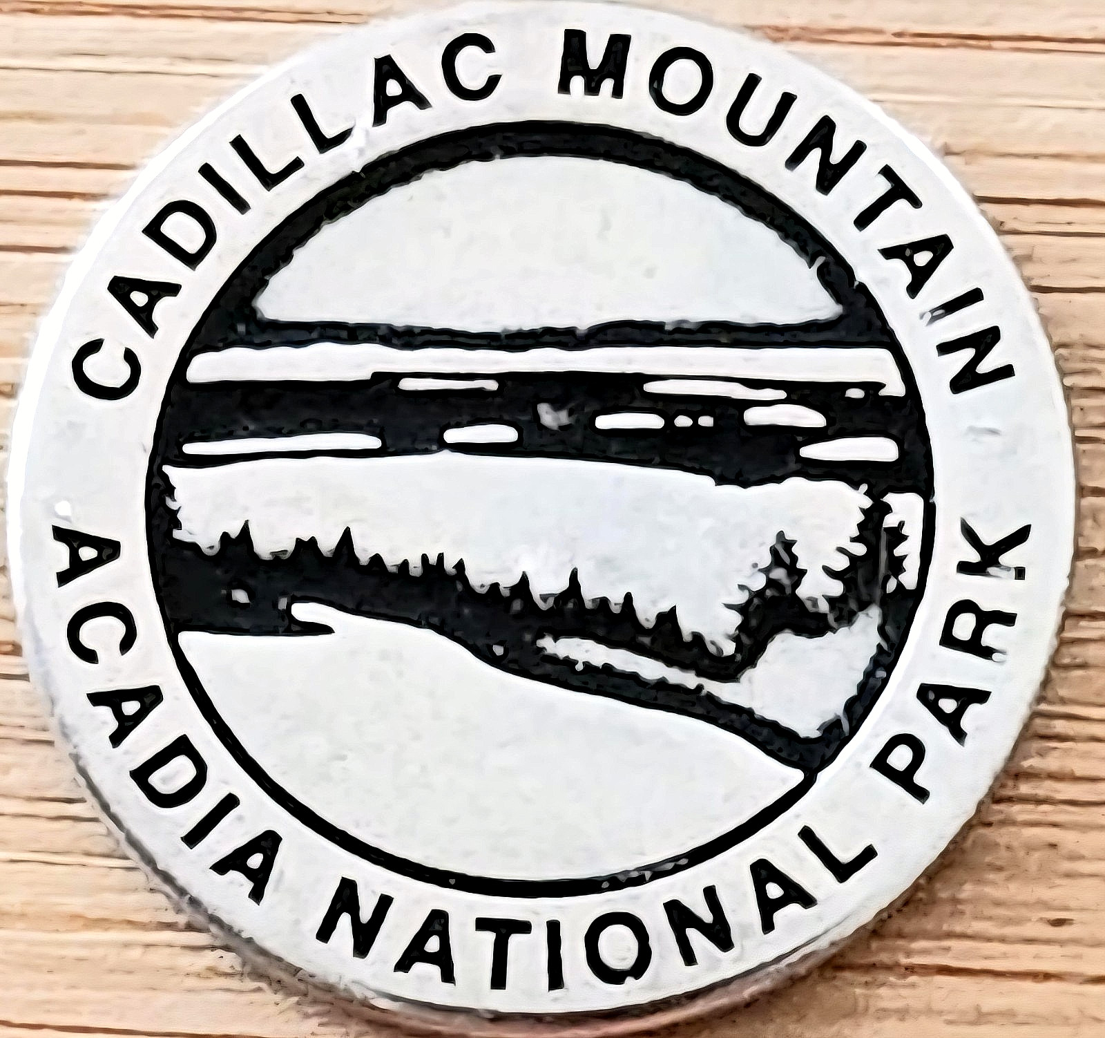 ACADIA NATIONAL PARK – CADILLAC MOUNTAIN BENCH MARK TOKEN – FREE SHIP – MAINE