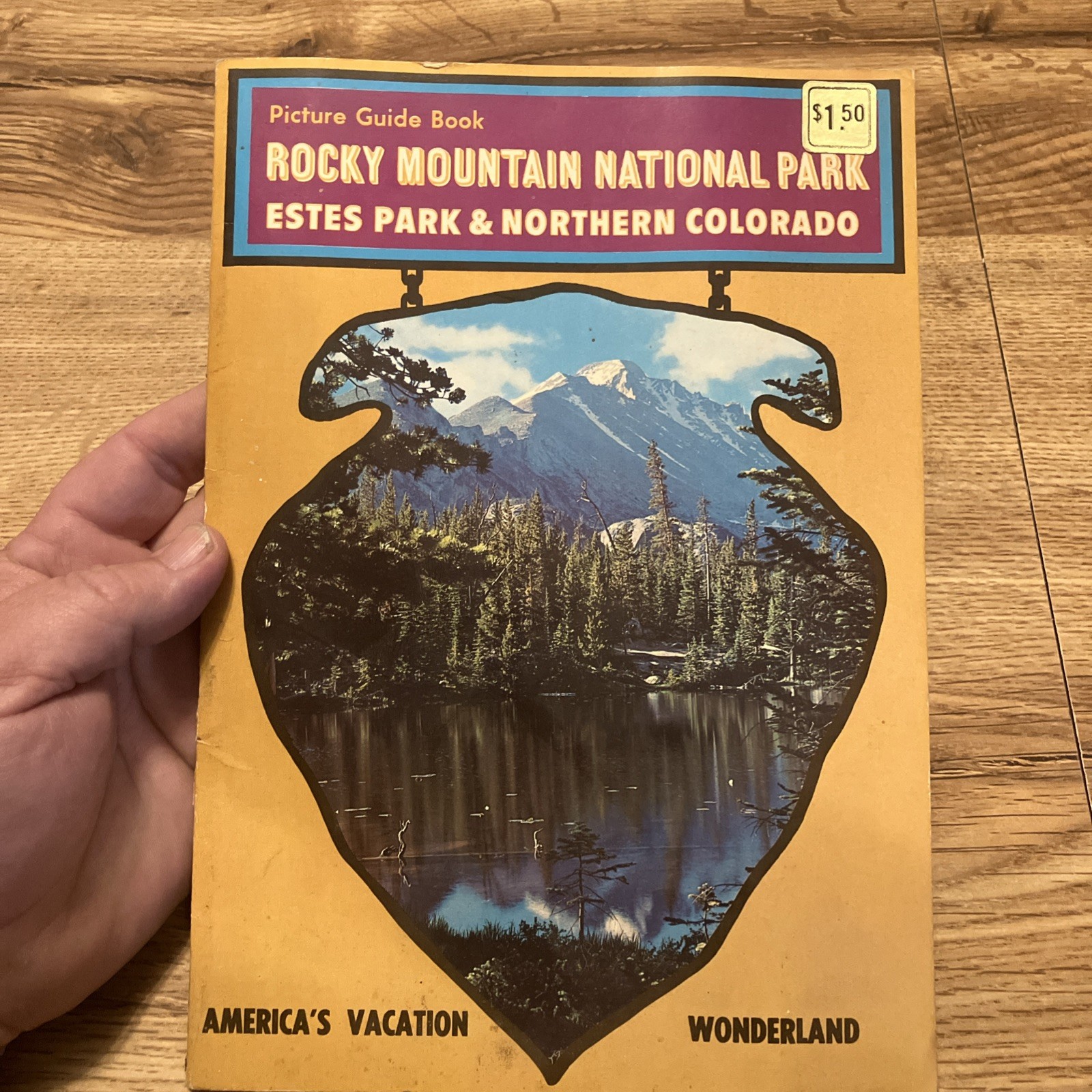 Rocky Mountain National Park Estes & Nothern Colorado VTG Picture Guide Book