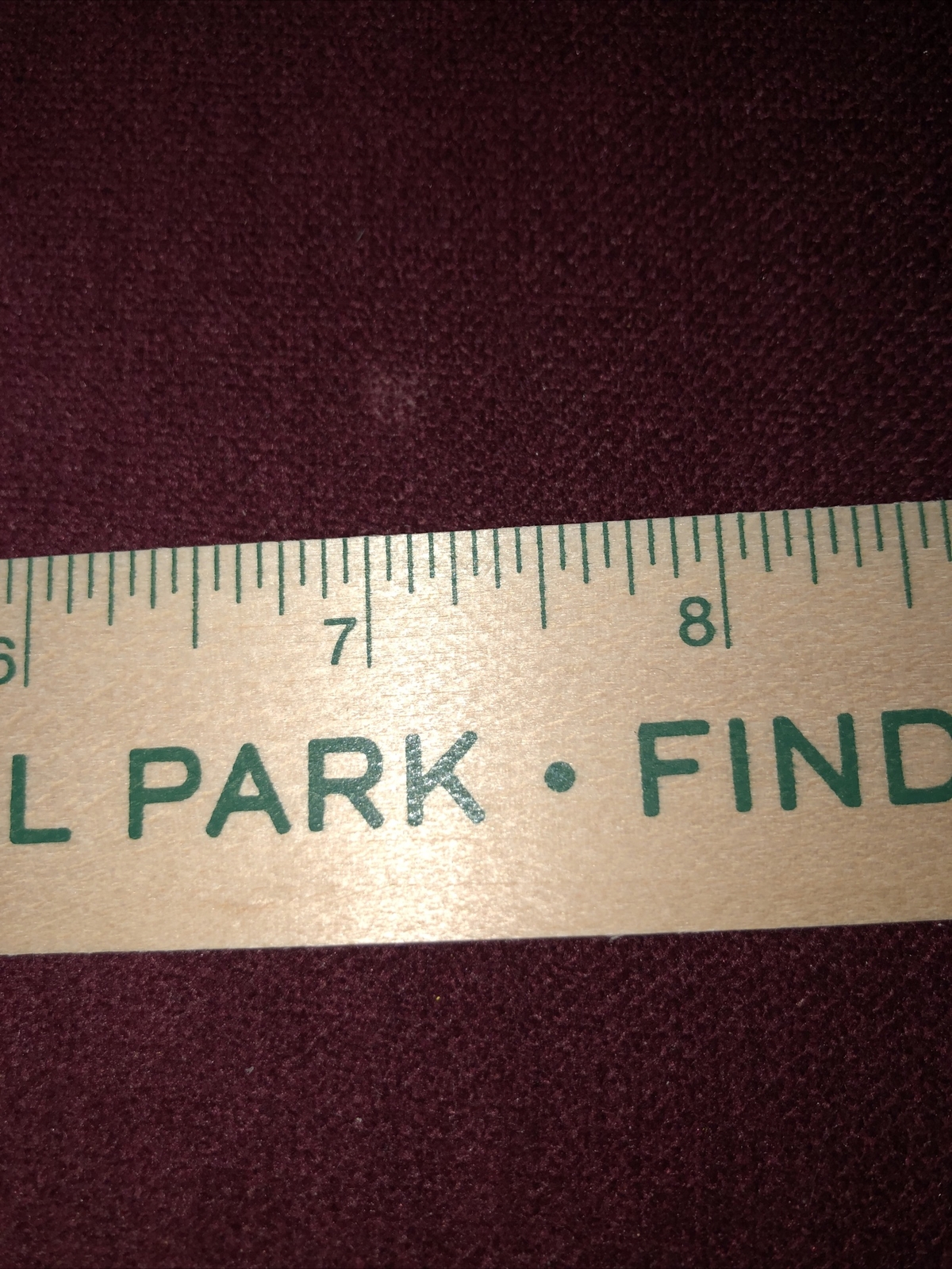 Yellowstone National Park-Finders Seekers Wooden Ruler-New, Out Of The Bag
