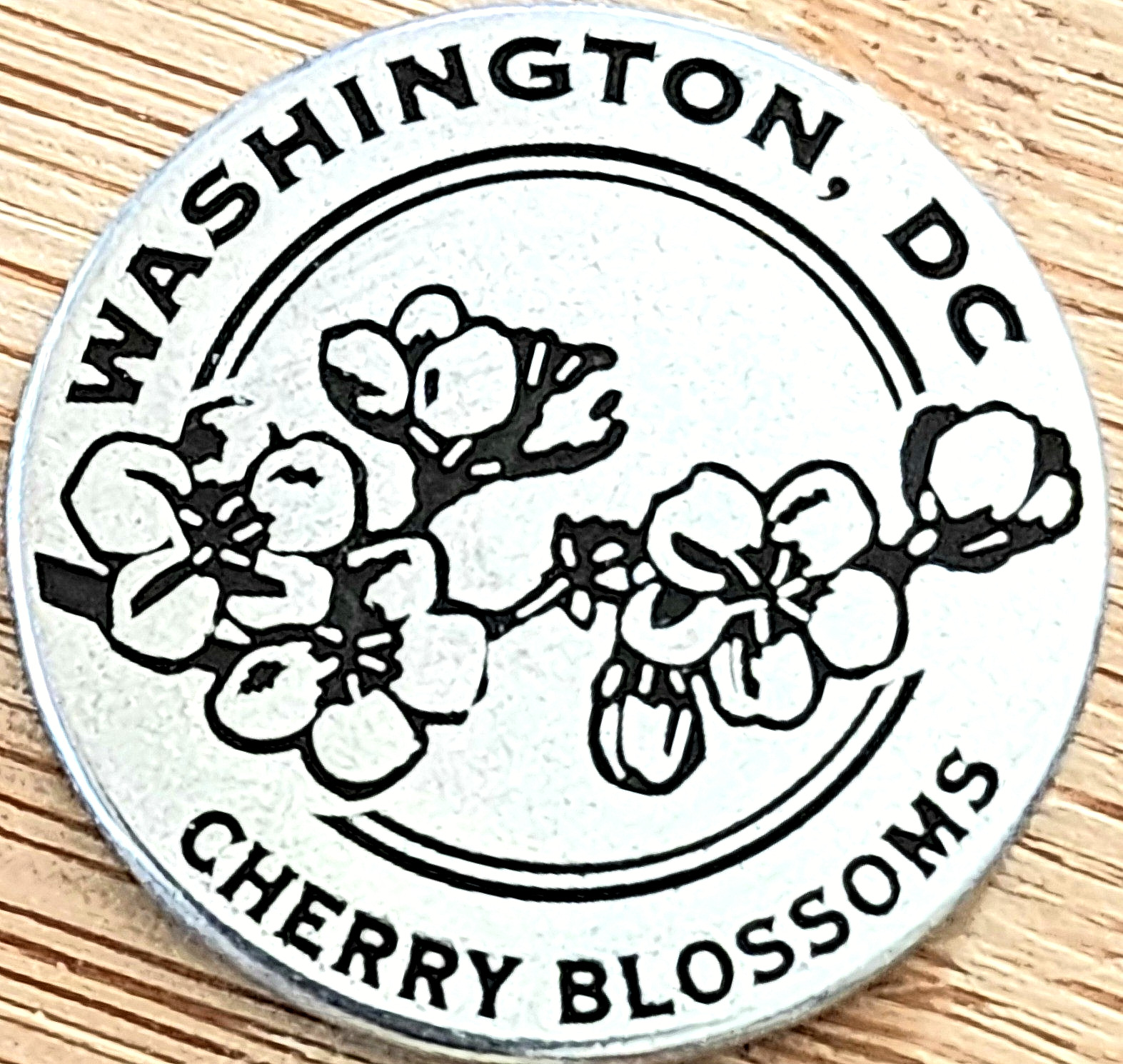 WASHINGTON, DC – CHERRY BLOSSOMS – NATIONAL PARK TYPE TOKEN – FREE SHIPPING