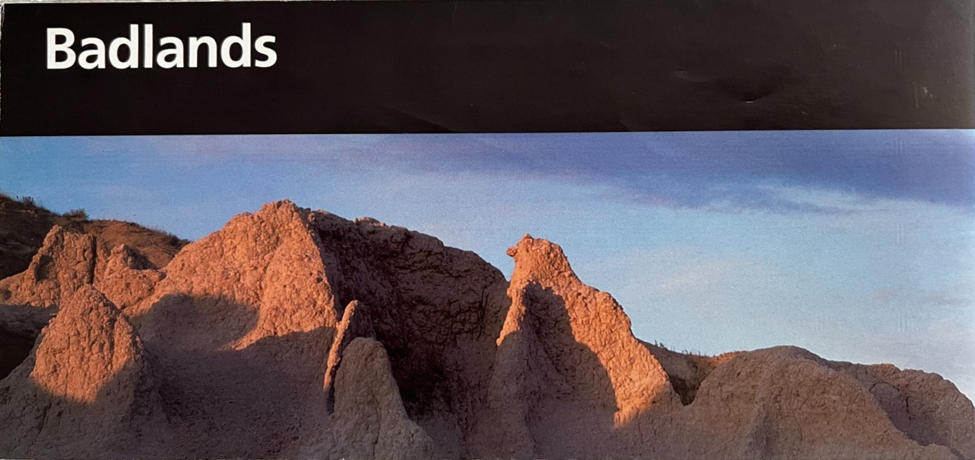BADLANDS NP – South Dakota NATIONAL PARK SERVICE UNIGRID BROCHURE/MAP