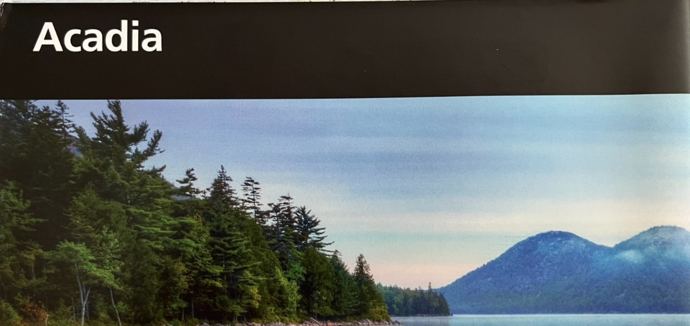 Newest ACADIA NP – Maine NATIONAL PARK SERVICE UNIGRID BROCHURE/MAP GPO 2025
