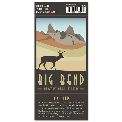 Trailblazer Collection Series Big Bend National Park Collectible Vinyl Sticker
