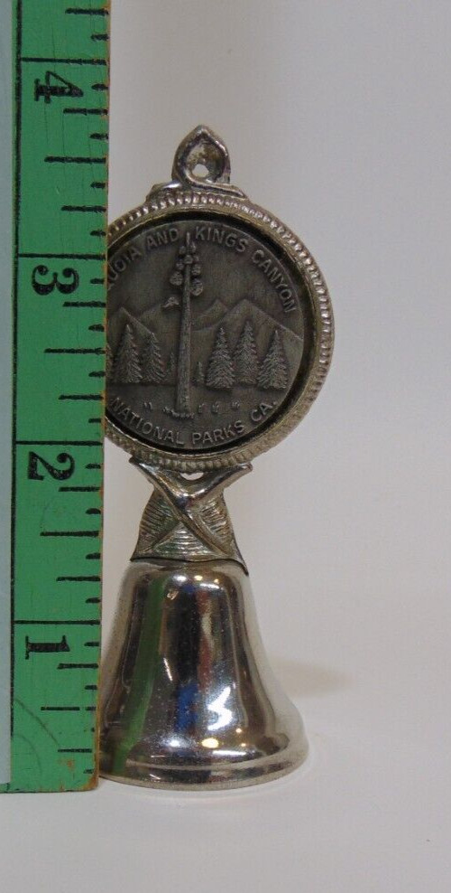 Sequoia & Kings Canyon National Parks California Bell Souvenir Vintage Collectib