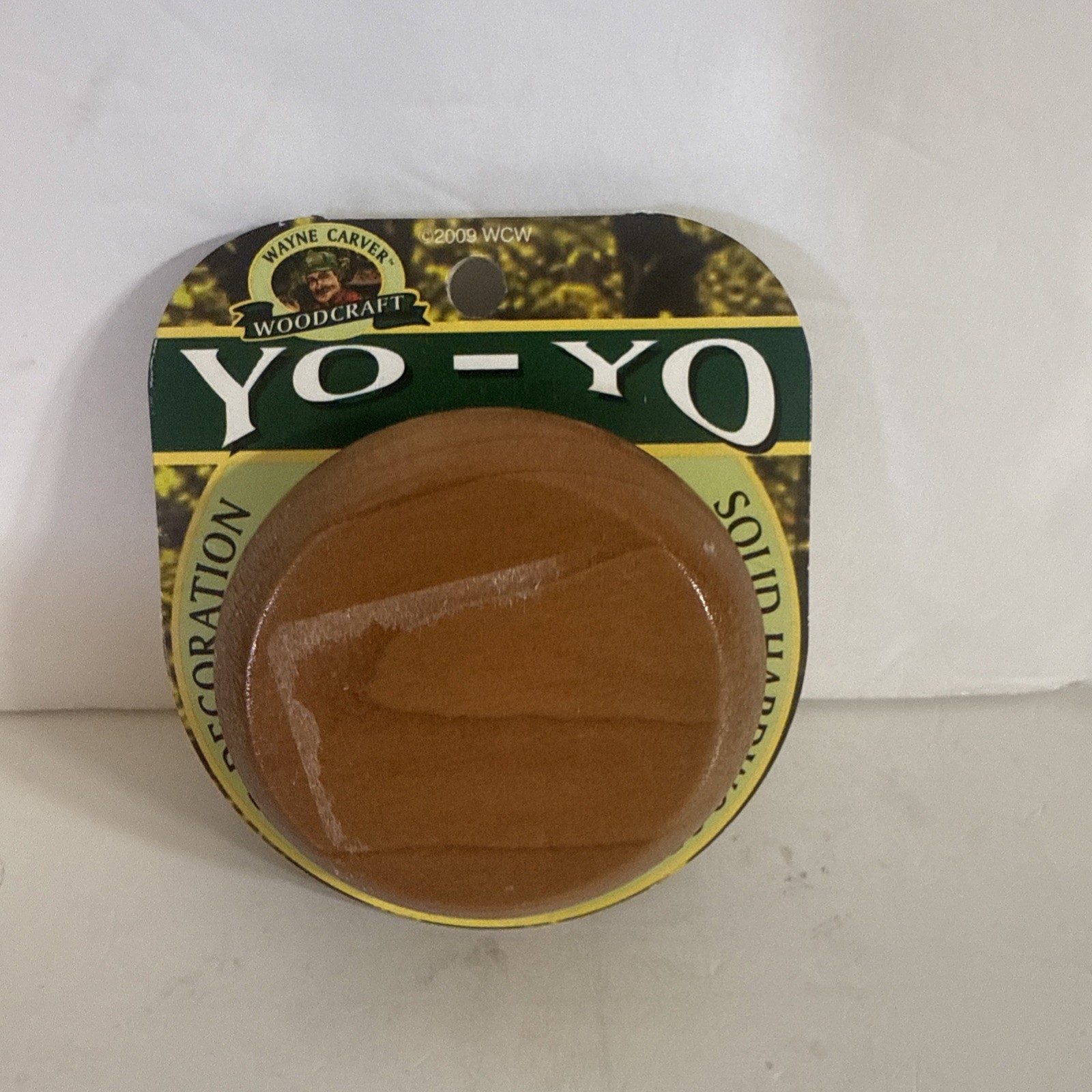 Souvenir Yellowstone Park WOODEN YO-YO OLD FAITHFUL Laser Engraved Solid Wood
