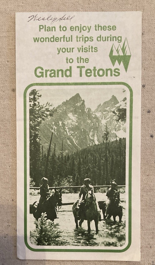 Grand Teton Lodge Company National Park Vintage Booklet 1983
