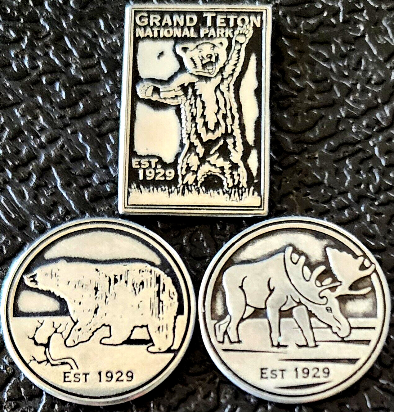 GRAND TETON NATIONAL PARK – 3 TOKEN ORIGINAL SET – WYOMING