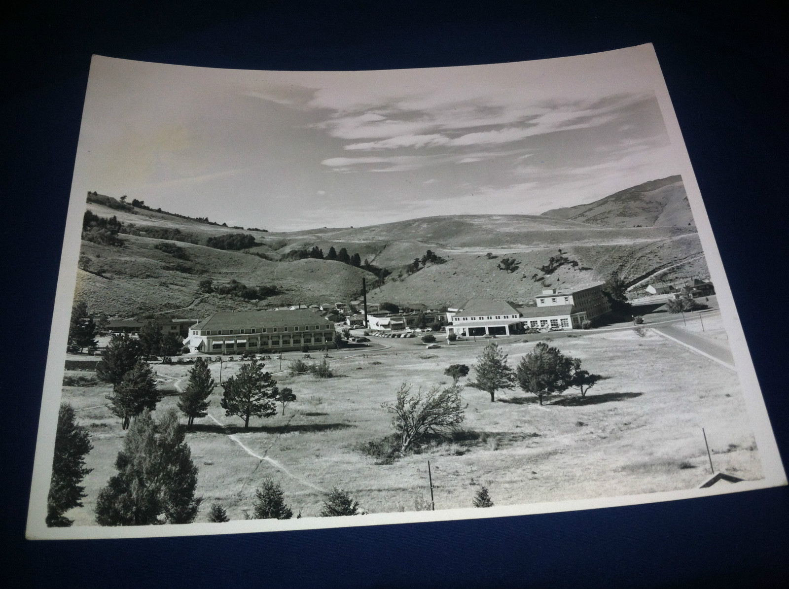 Mammoth Hot Springs Hotel Yellowstone Park B.L Brown Haynes Studios 1951 Photo