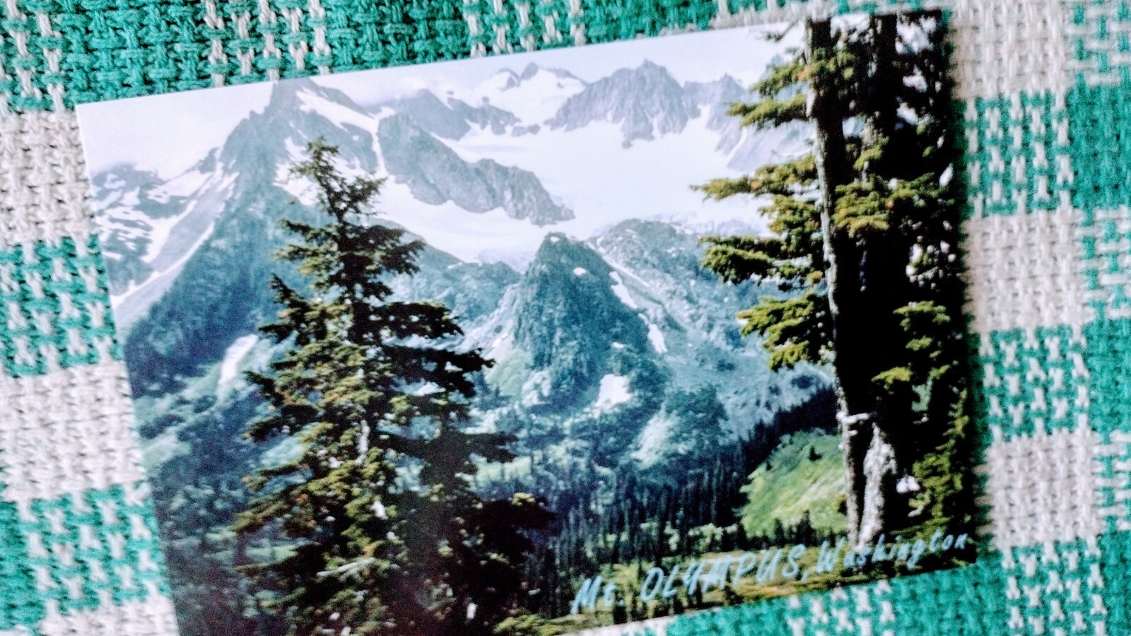 BEAUTIFUL POST CARD MT.OLYMPUS OLYMPIC PENINSULA WASHINGTON