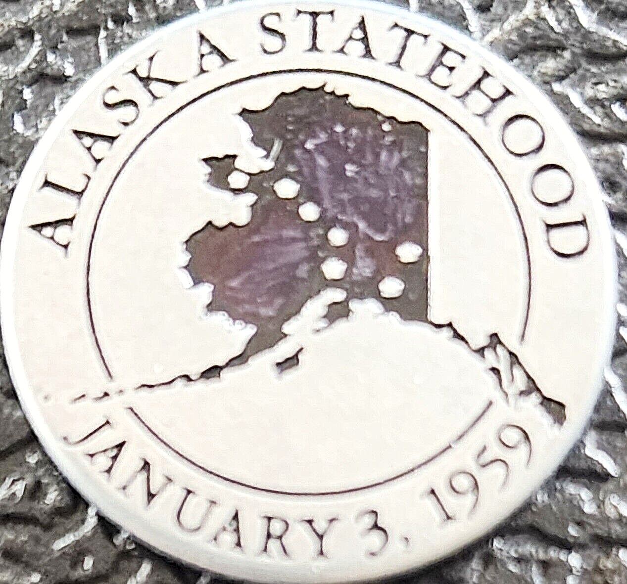ALASKA STATEHOOD THE LAST FRONTIER BEAR – NATIONAL PARK TYPE TOKEN