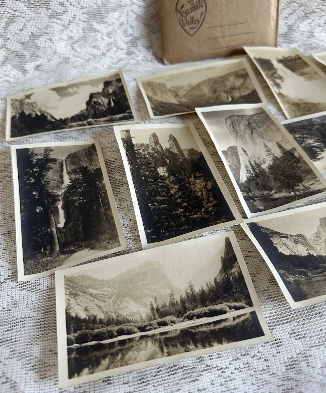 Vintage Yosemite Photo Set 12 Camp Curry Studio Views El Capitan Half Dome