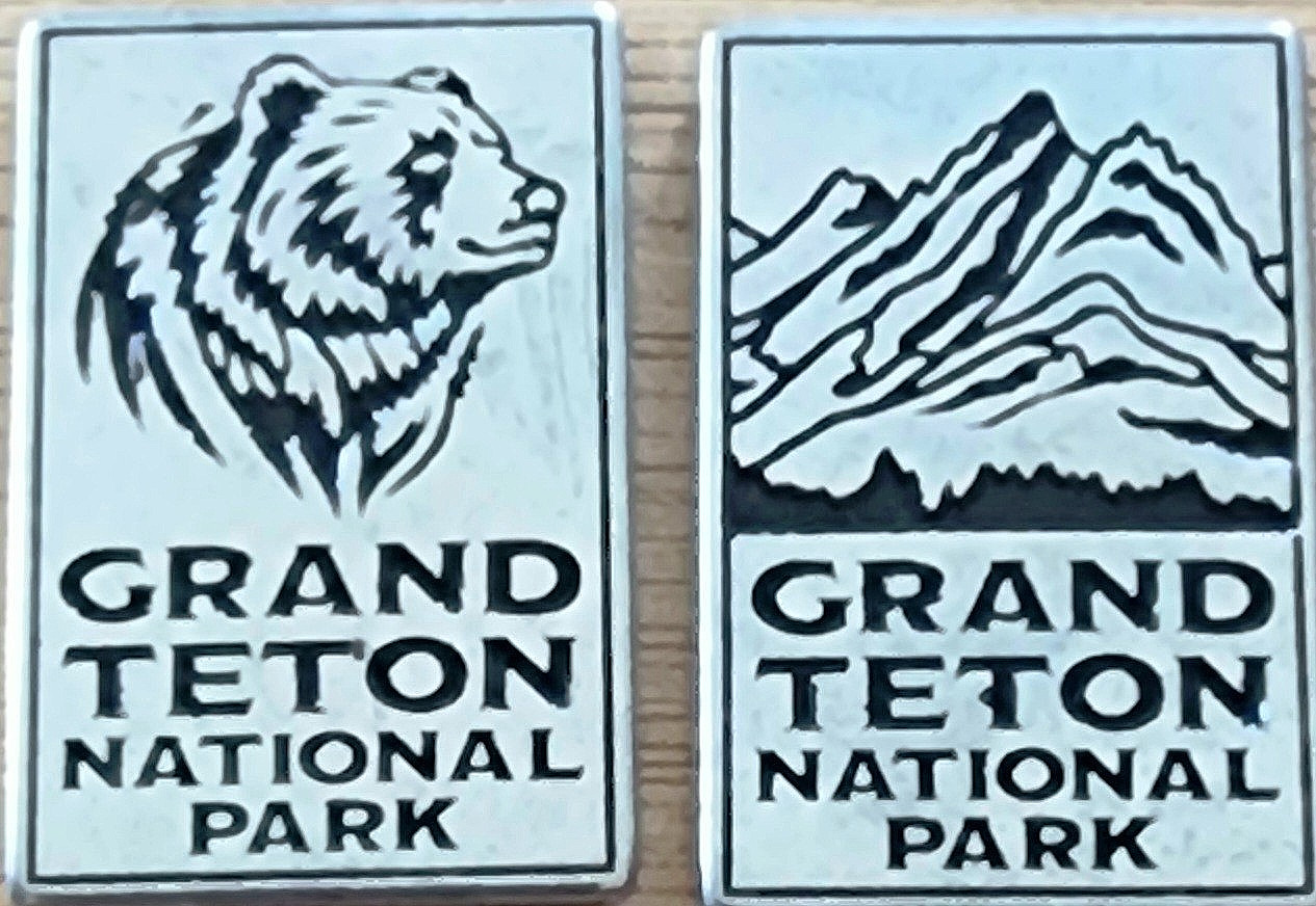 NEW RELEASE – GRAND TETON NATIONAL PARK – RECTANGULAR BEAR TOKEN – WY