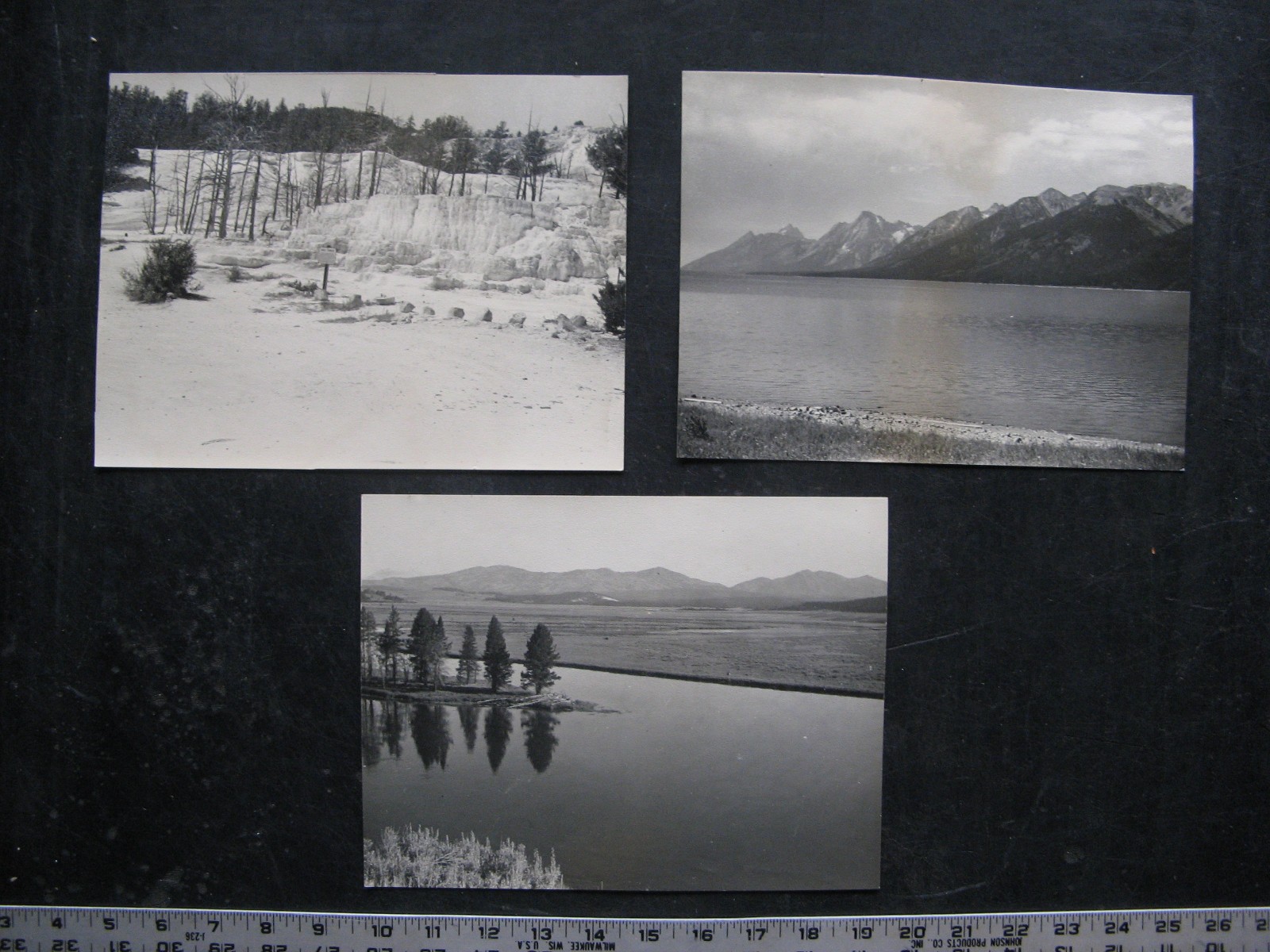 ’30s YELLOWSTONE PARK 51 PHOTO SET 8x10s & rppc size STUNNING! w GLACIER & BANFF