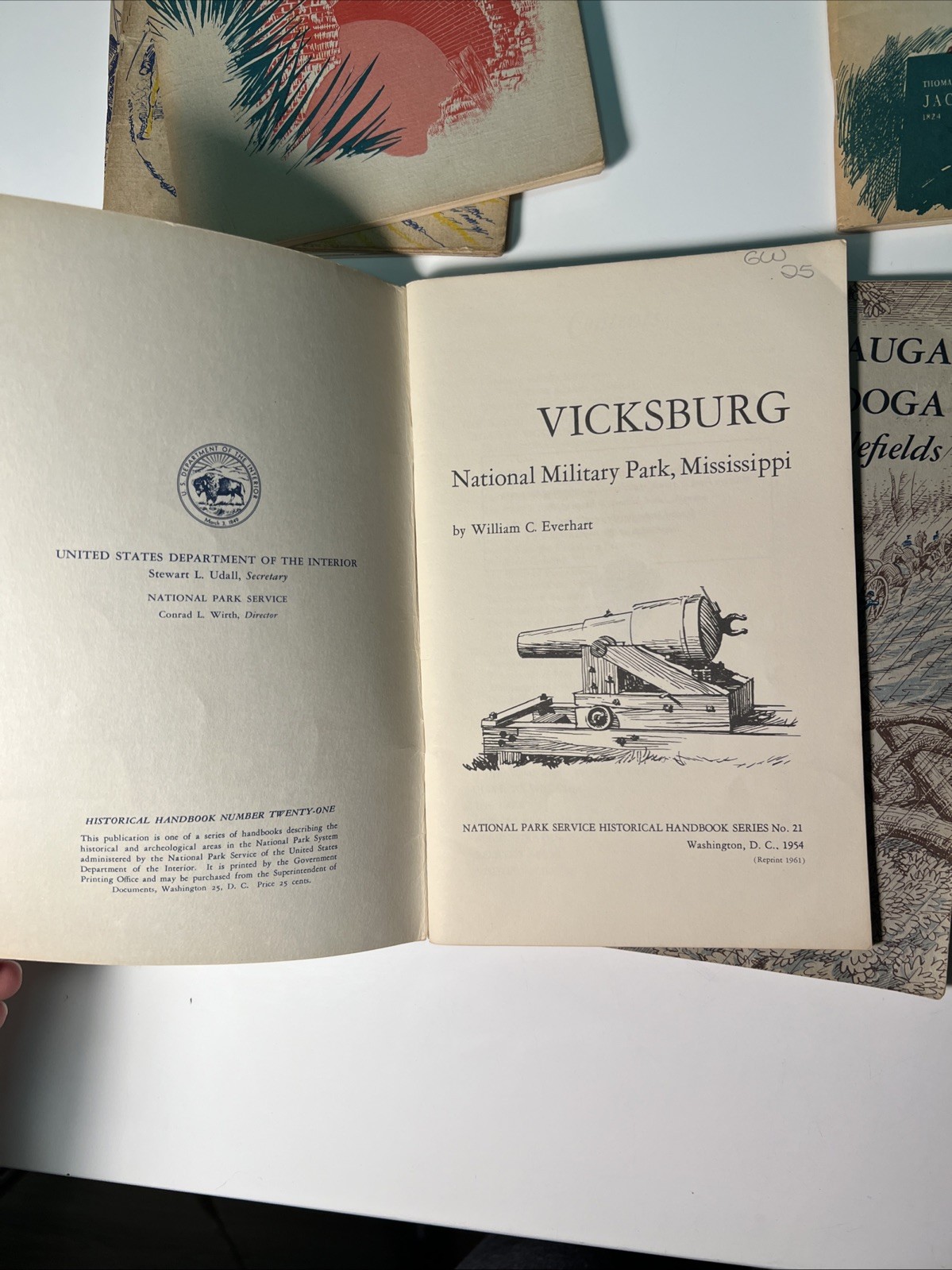 VTG National Park Service Historical Handbooks, Set Of 6, Reprints 1961