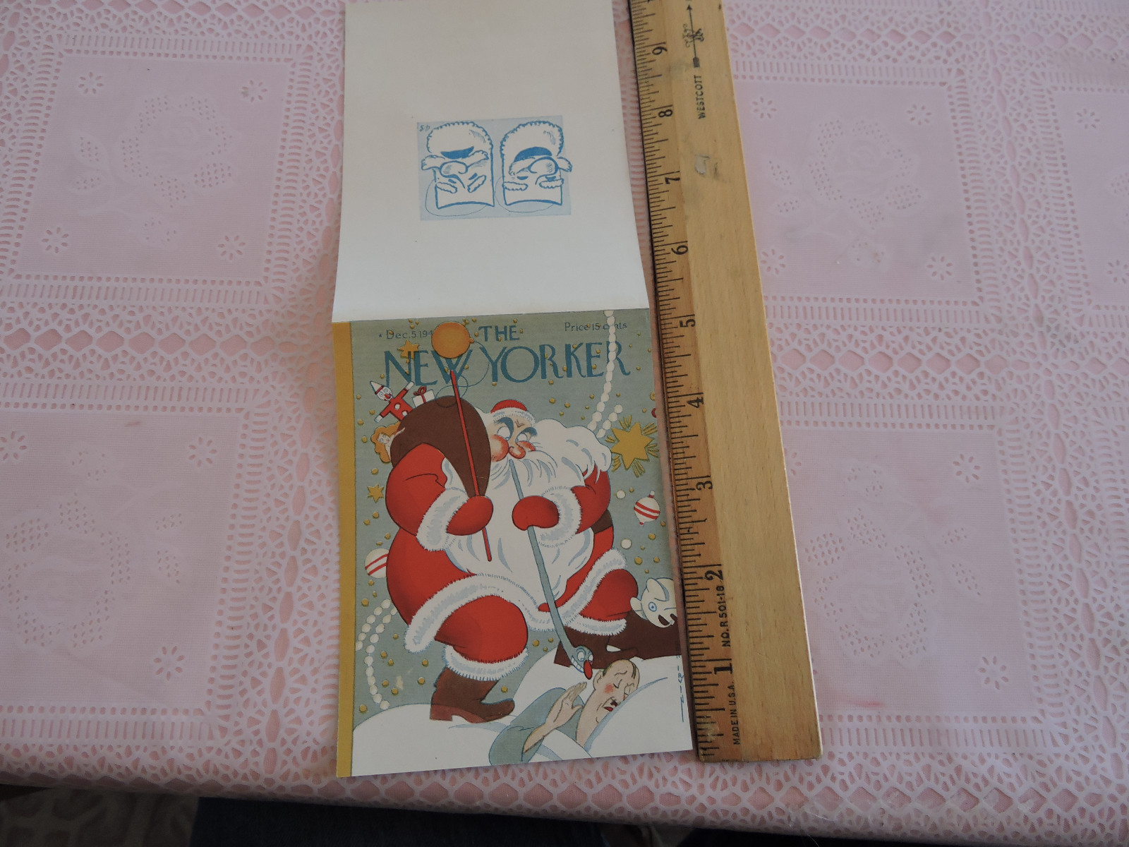 Rare 1930s – ’50s THE NEW YORKER Magazine NYC New York City Signed subscrip Form