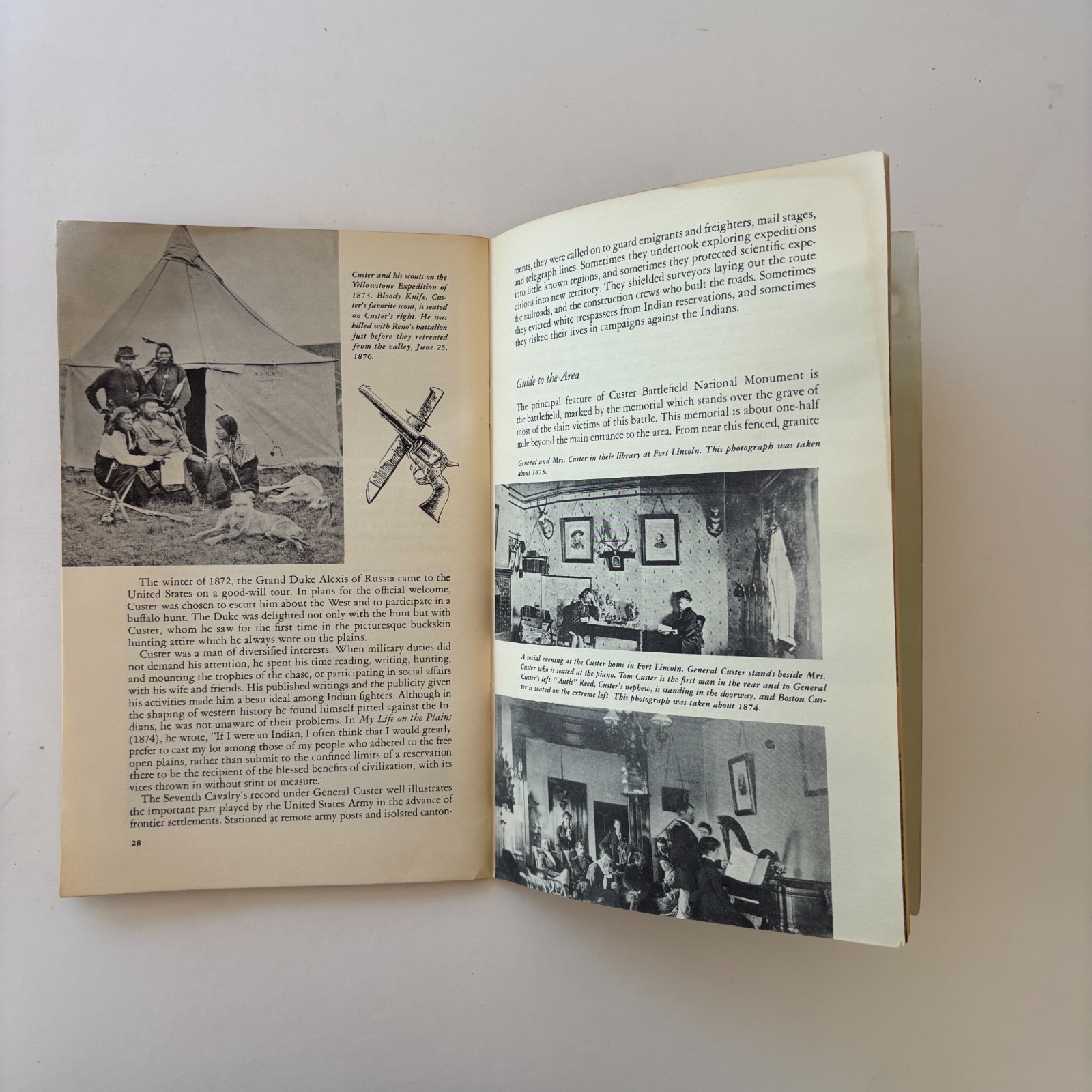 Custer Battlefield National Park Montana Vintage Travel Booklet 1961
