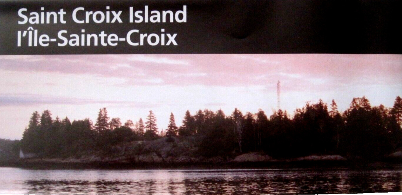 Saint Croix Island Historic Site National Park Service Unigrid Brochure Map
