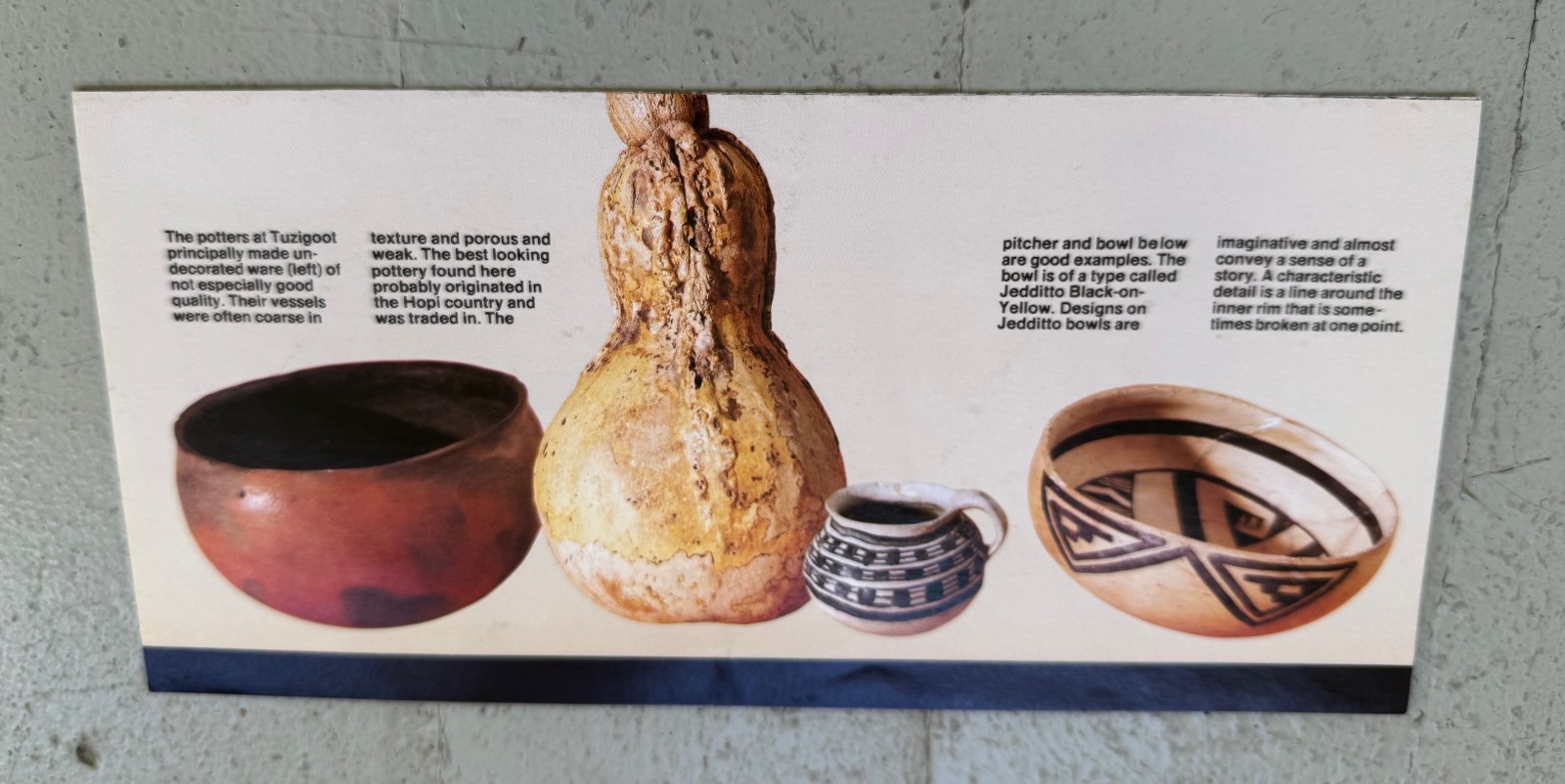 Vtg 1999 MONTEZUMA CASTLE TUZIGOOT National Monument/Park Unigrid Brochure Map