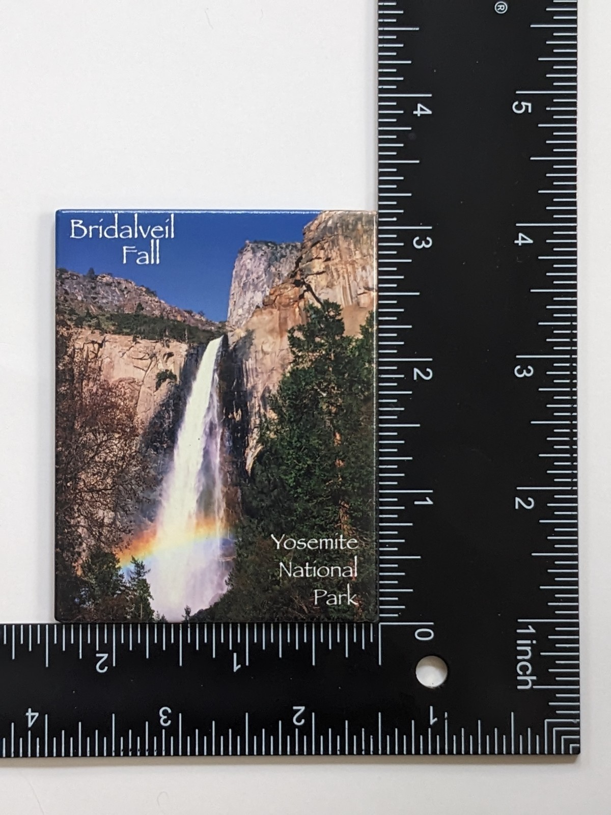 Bridalveil Fall Yosemite National Park California Rainbow Bob Clemenz Magnet