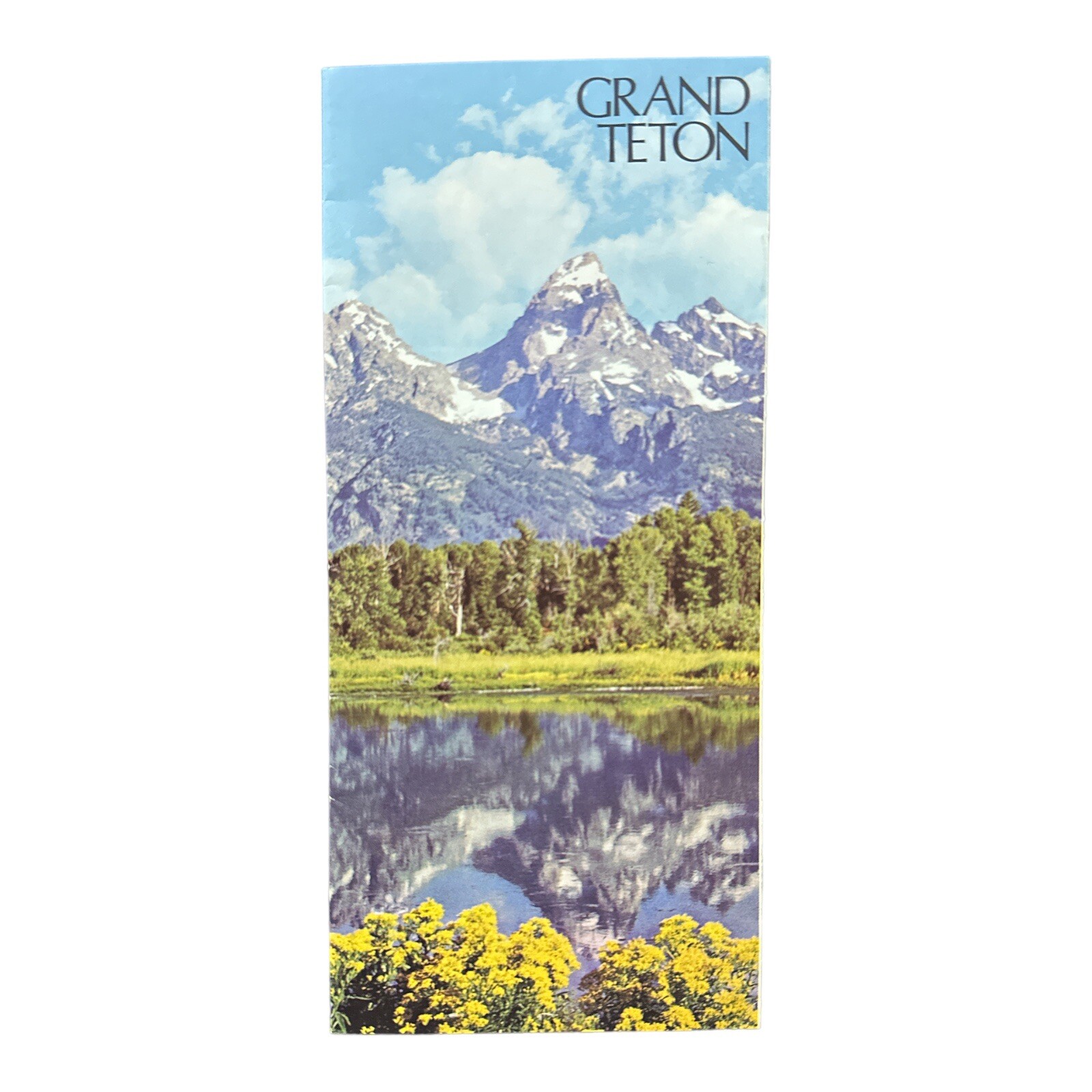 Vintage 1973 Grand Teton National Park Wyoming Travel Tourism Brochure