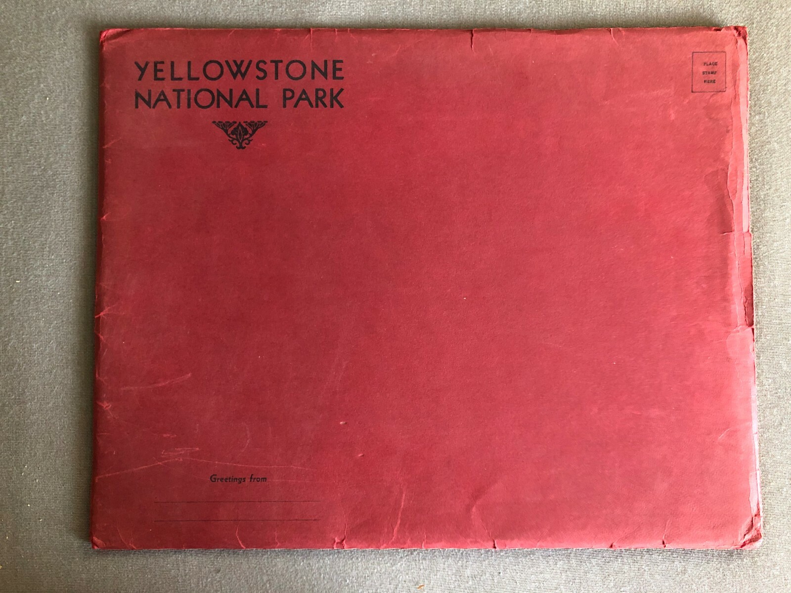 VINTAGE RARE WEST SCENICS: Yellowstone National Park by Haynes Tinted Photos