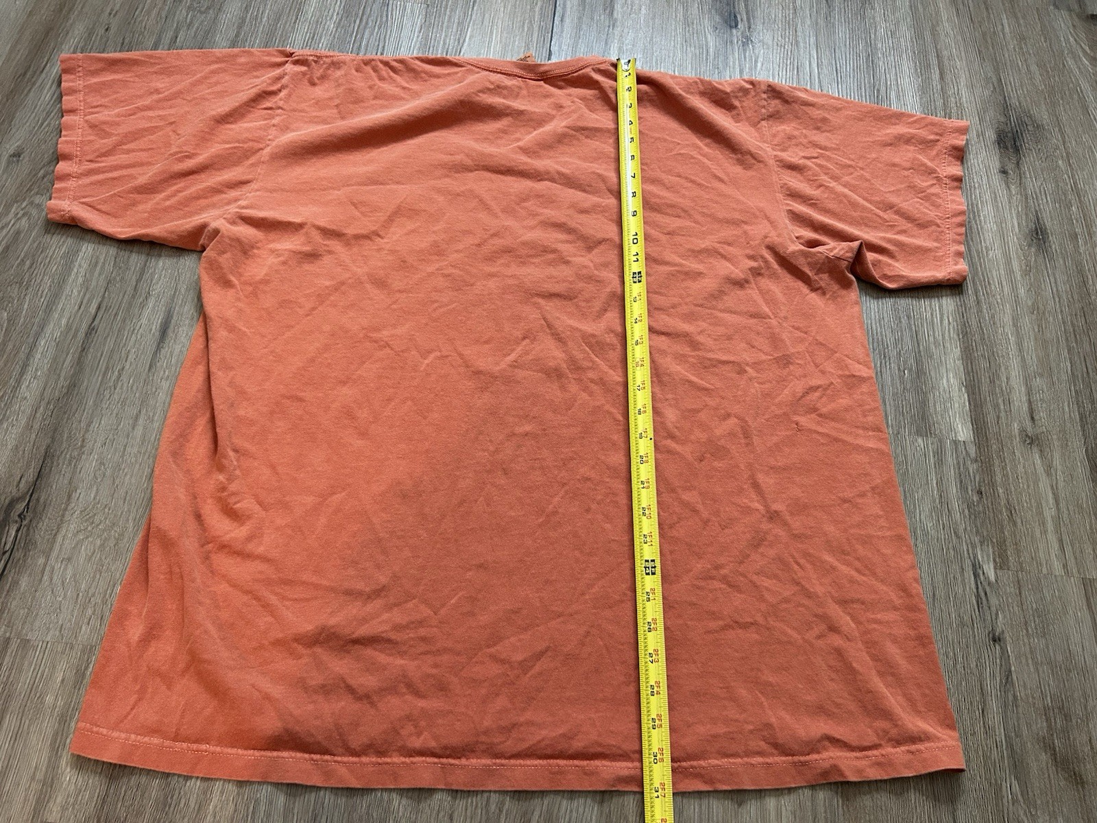 Vintage Bison Country Yellowstone National Park My Dyer Orange Shirt XXL