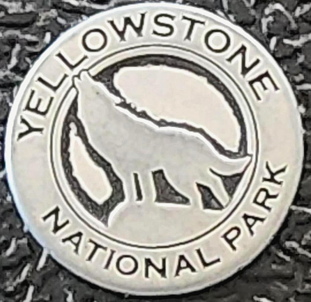 YELLOWSTONE NATIONAL PARK – WOLF TOKEN – WYOMING