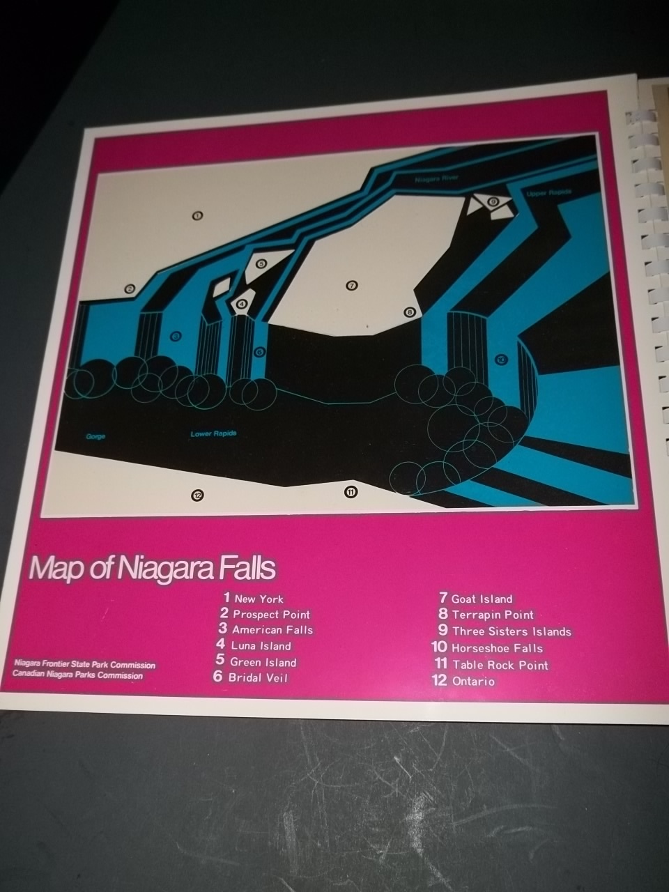 RARE NIAGARA FALLS 15 Page Book Map Park Commision Photo Plate Complilation