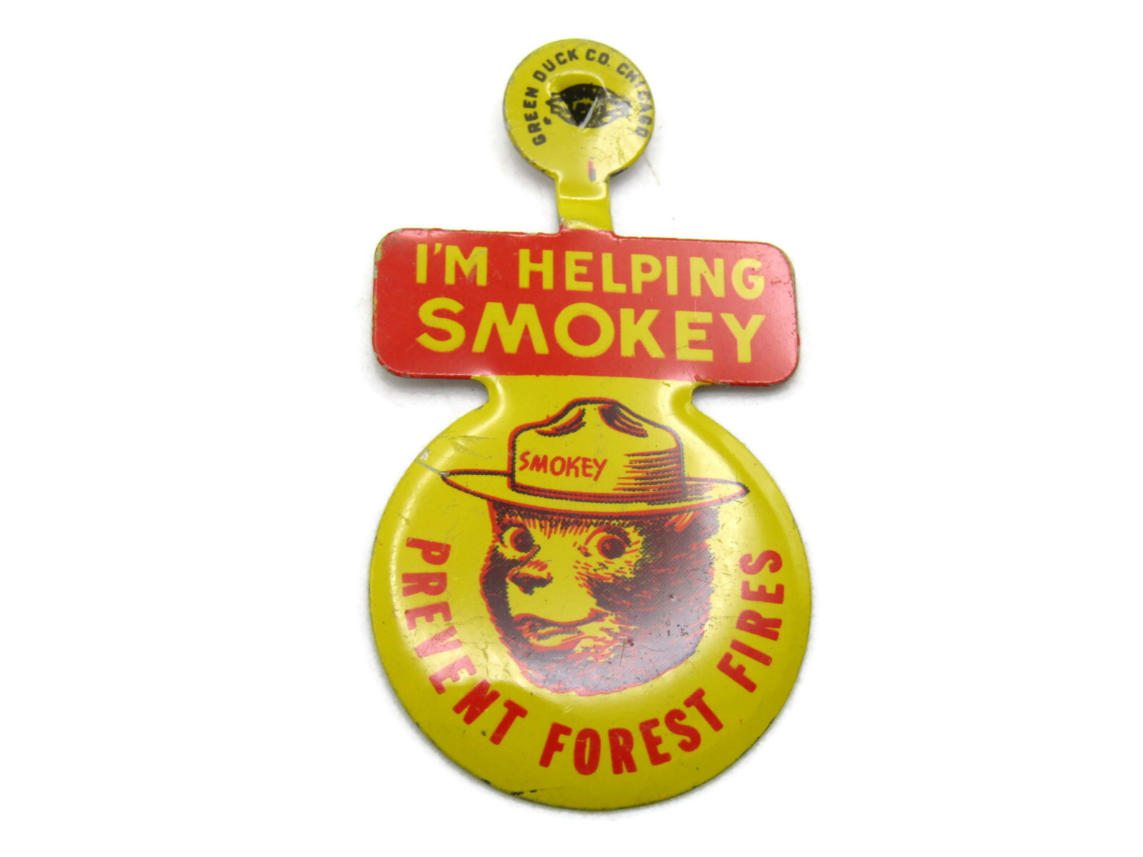 I’m Helping Smokey Prevent Forest Fires Fold Over Pin