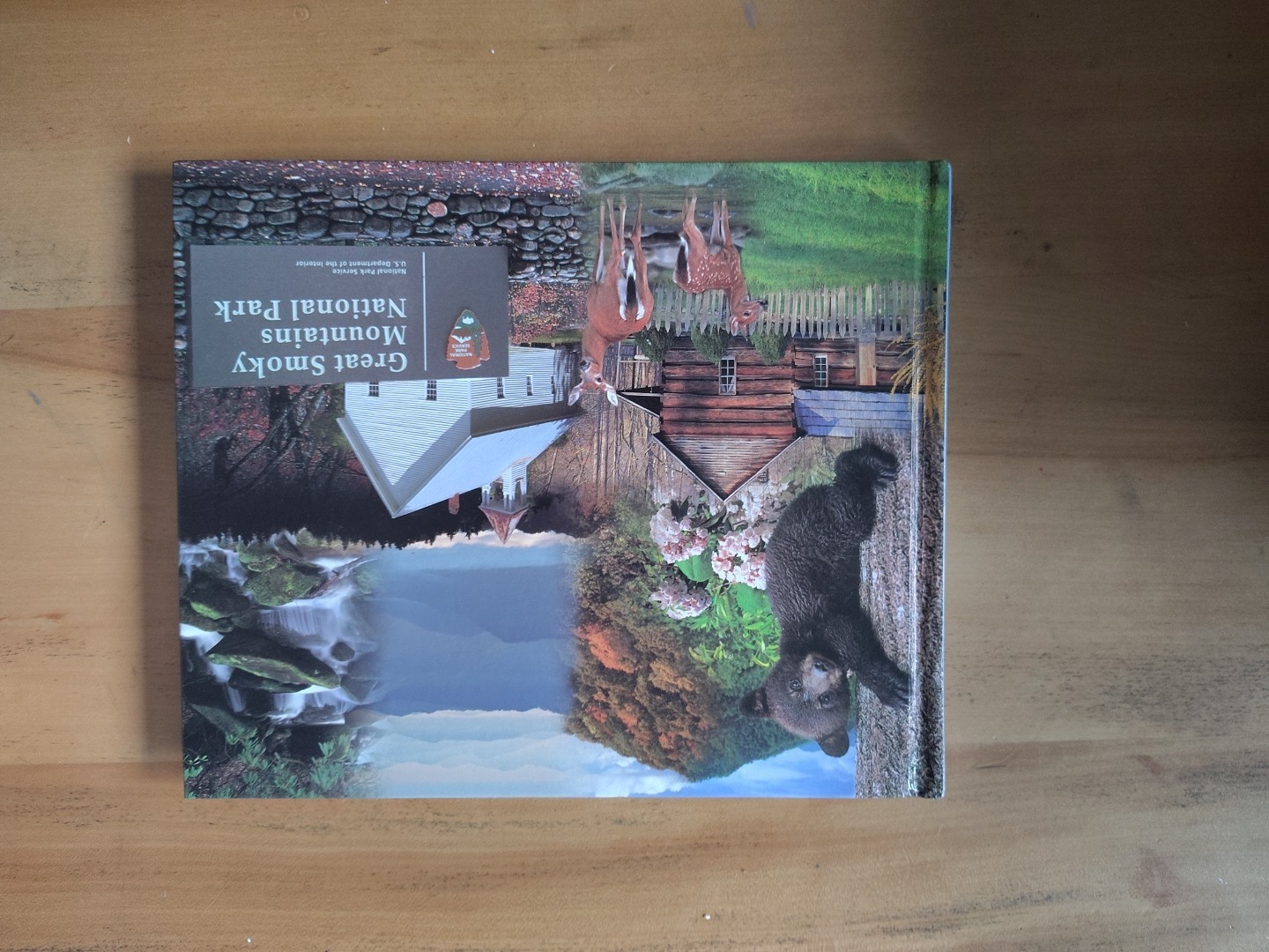Vintage Great Smoky Mountains National Park Souvenir Color Photo Picture Book