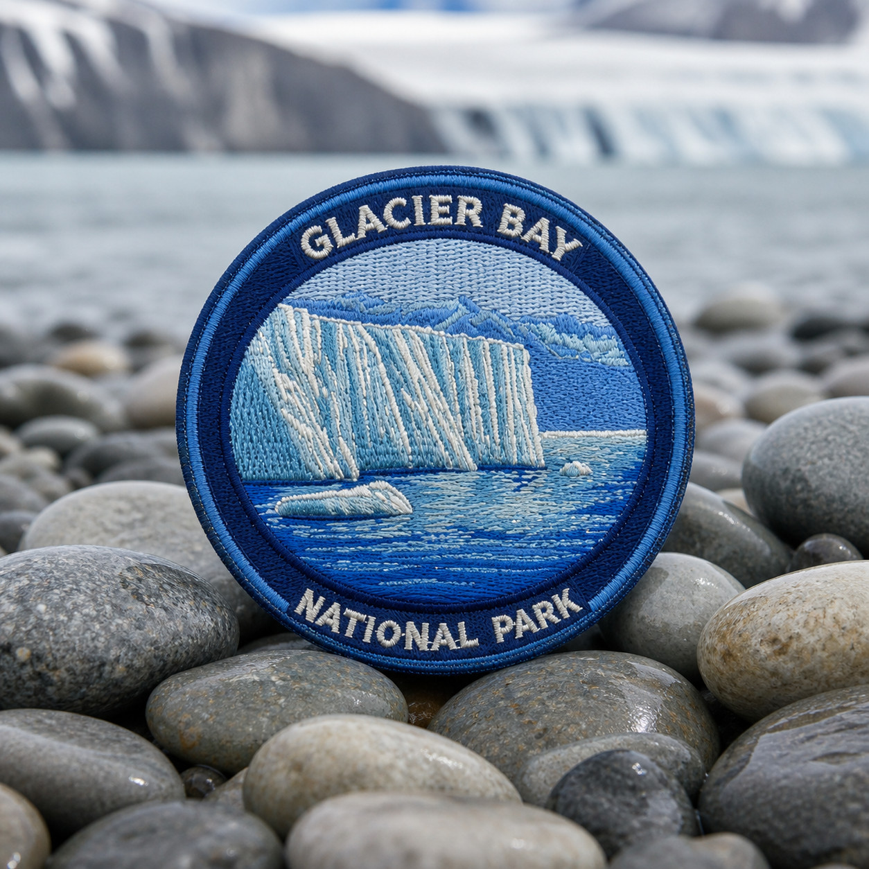 Glacier Bay National Park Embroidered Patch: Alaska Travel Souvenir Badge 3 Inch
