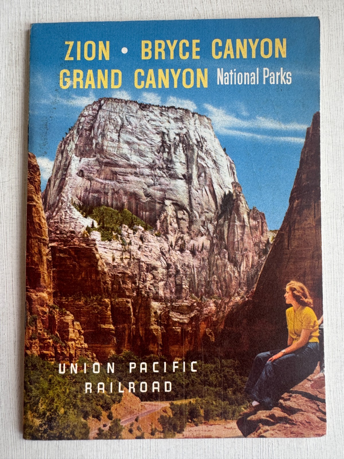 1951 Union Pacific Railroad Travel Guide for Zion, Bryce & Grand Canyon