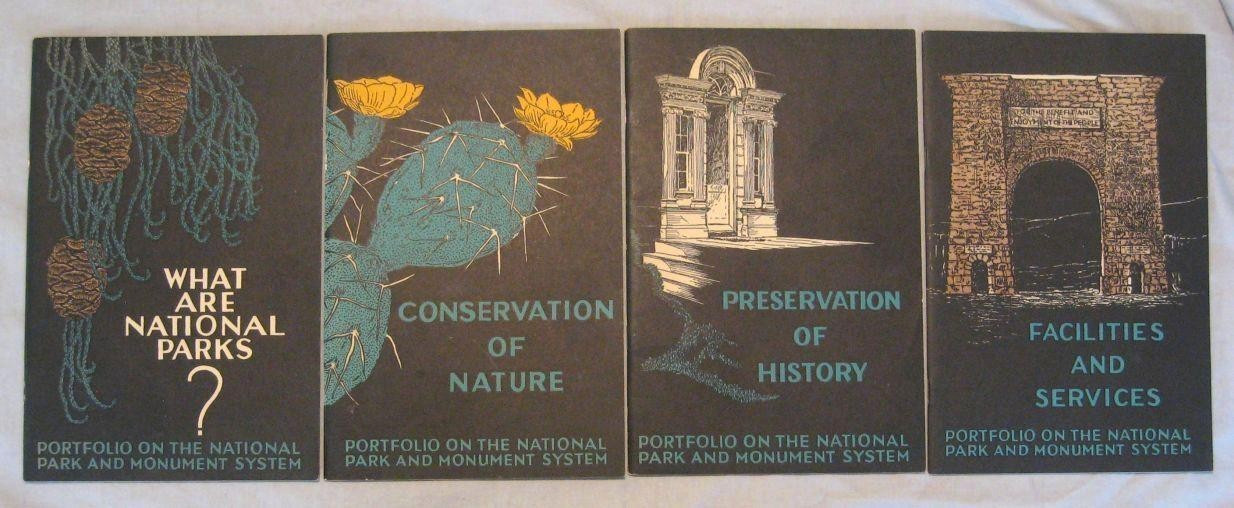 1930’s Portfolio on the National Park & Monument System -4 Booklets in Envelope