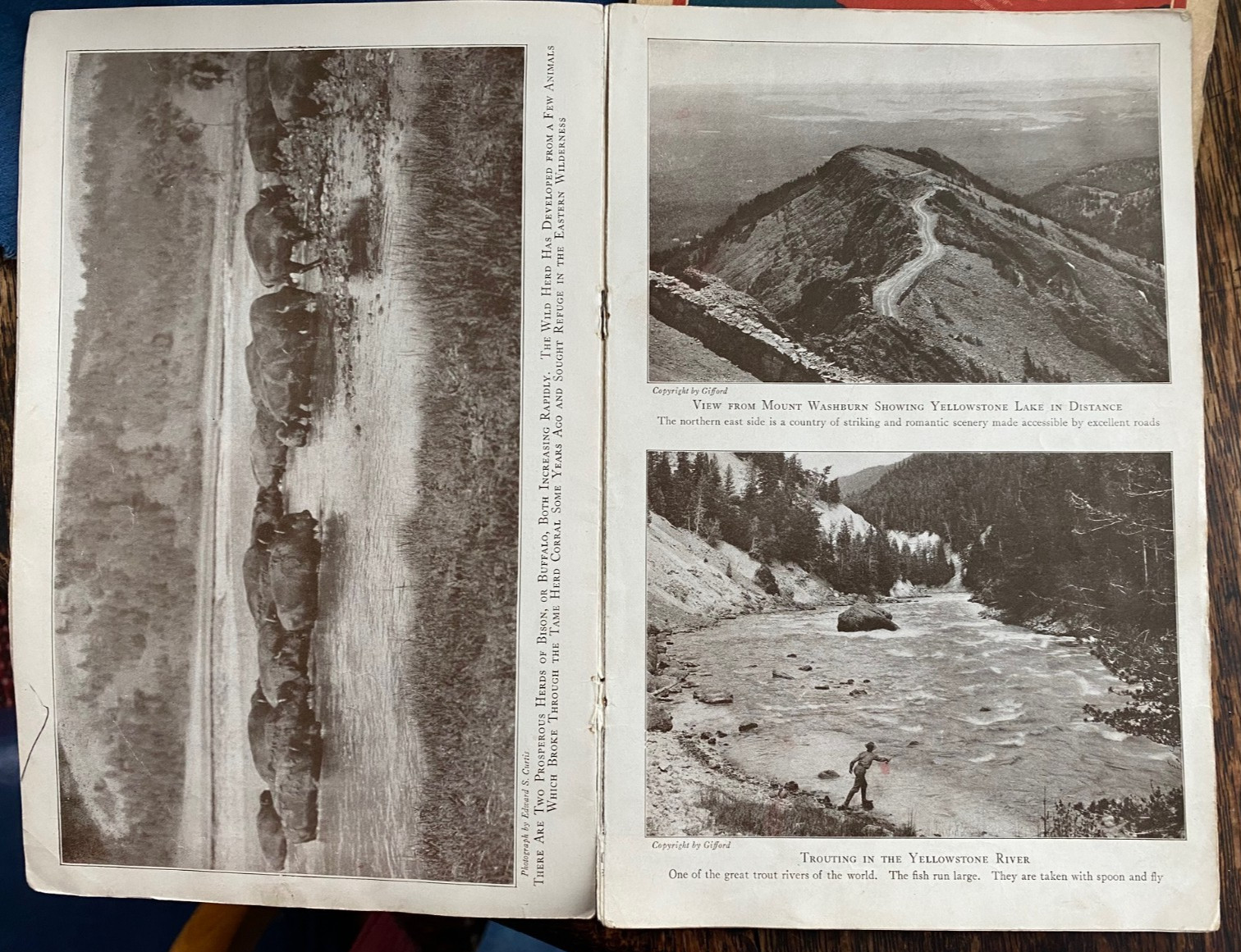 Vintage Brochures 1913, 1926 Yellowstone National Park, Wyoming,Northern Pacific
