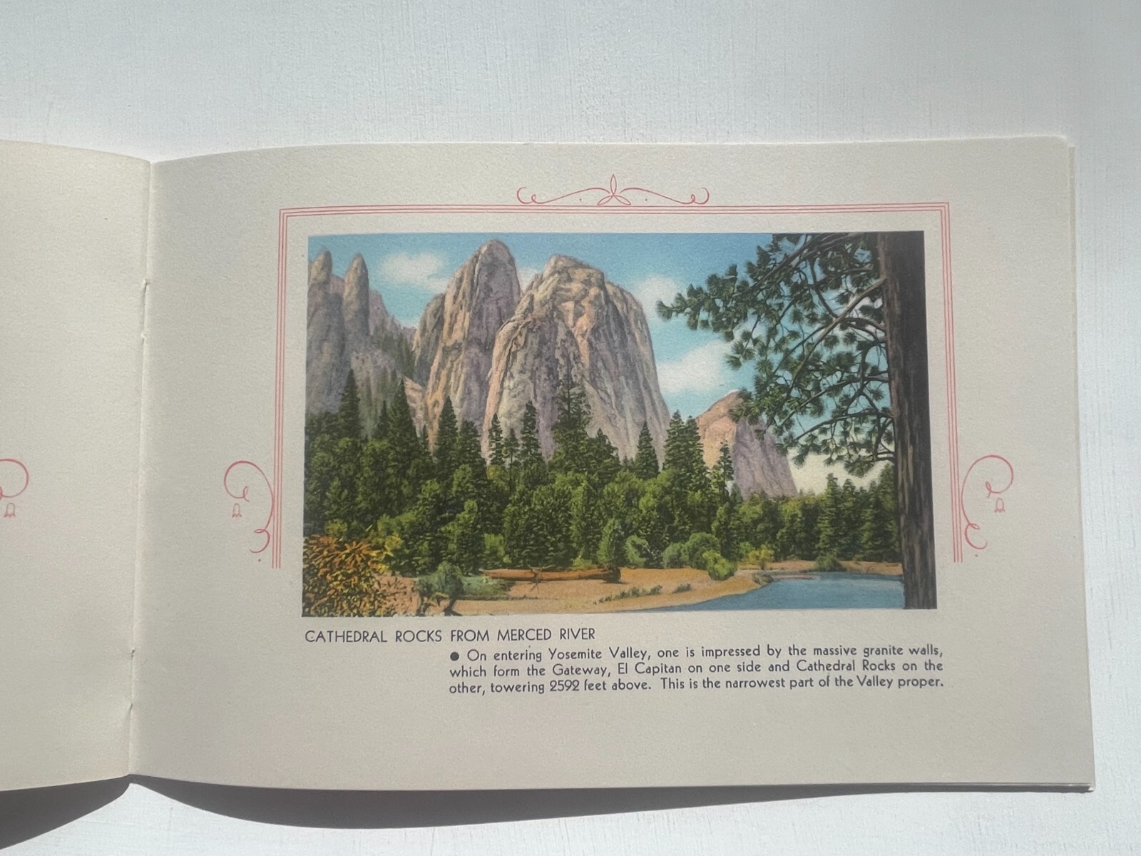 1930-40’s Yosemite National Park Picture Book w/ 32 Pictures *