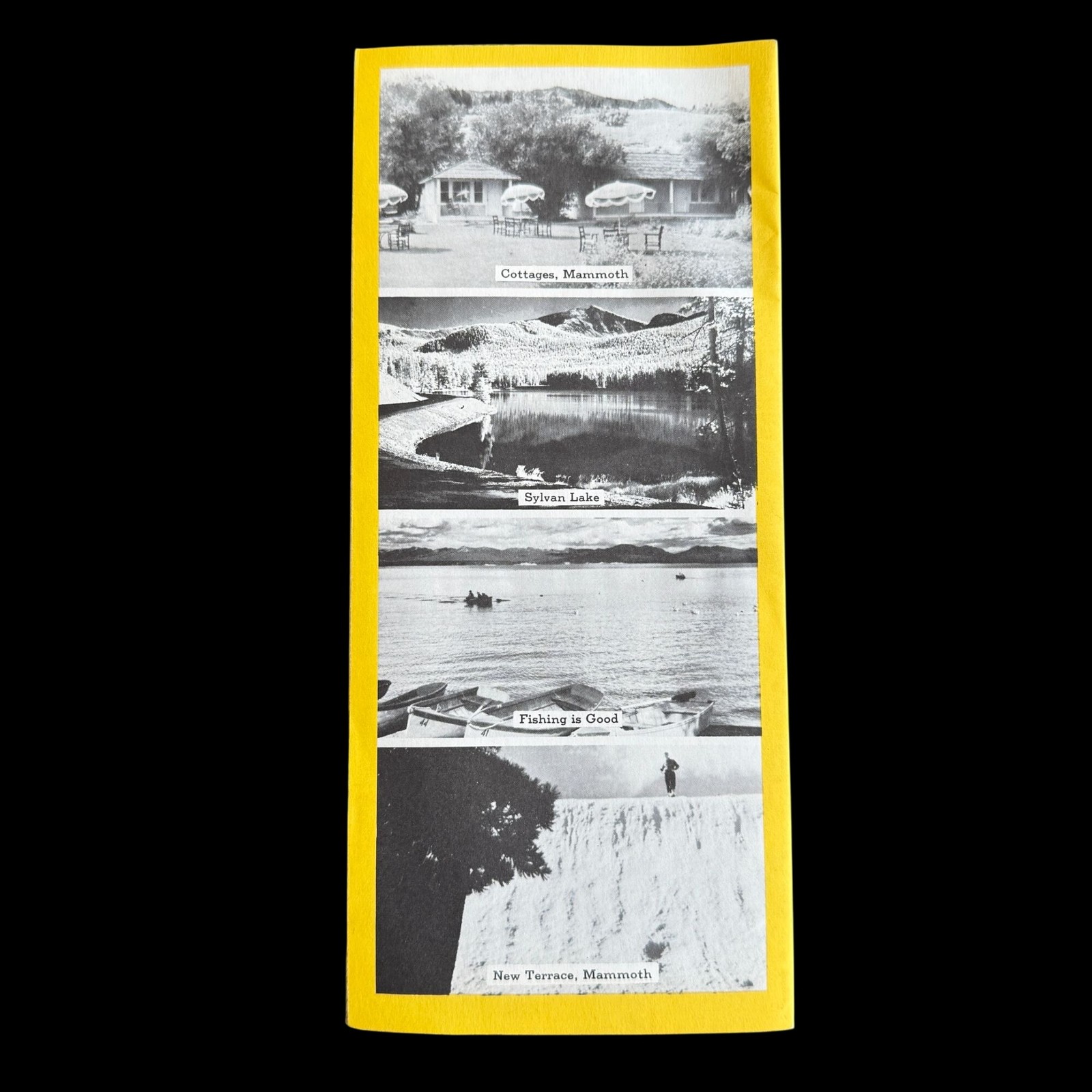 Yellowstone National Park 1957 Brochure Map Hotels Cottages Lodges Cabins Info
