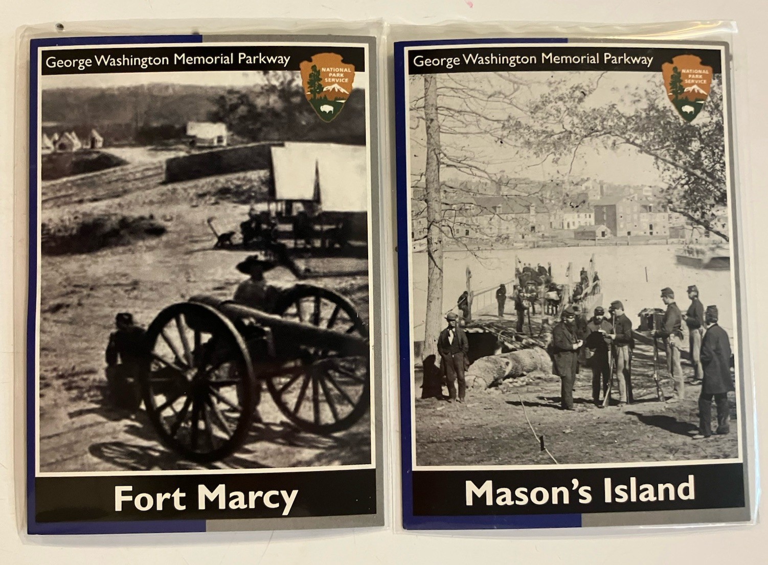 WASHINGTON PARKWAY ALL POST R R NATIONAL PARK CIVIL WAR CIVIL RIGHT TRADING CARD