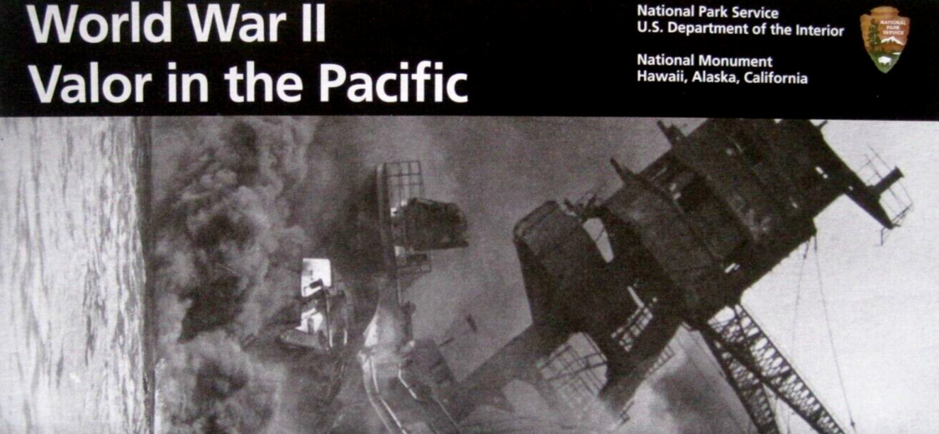 Valor In The Pacific Pearl Harbor Hawaii National Park Service Unigrid Brochure
