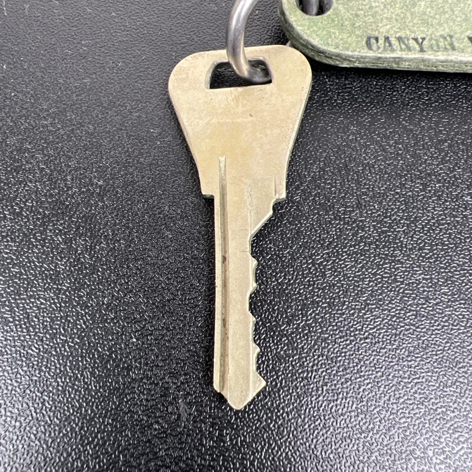 Vintage Yellowstone National Park Canyon Village Key Chain Hotel Wyoming G-44