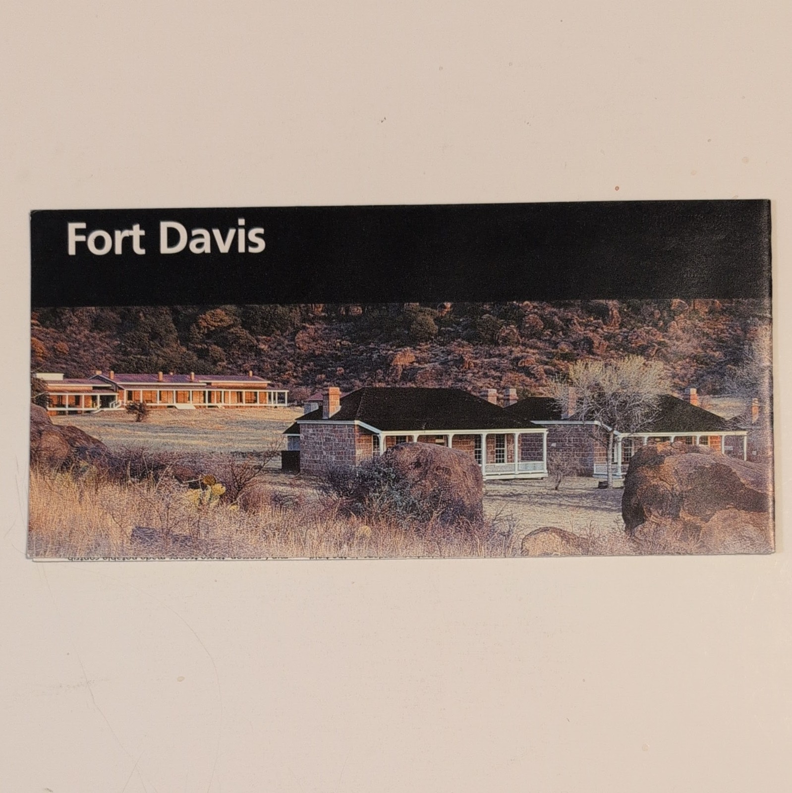 Ford Davis Texas National Park Service NPS Unigrid GPO 2006 Reprint 2006