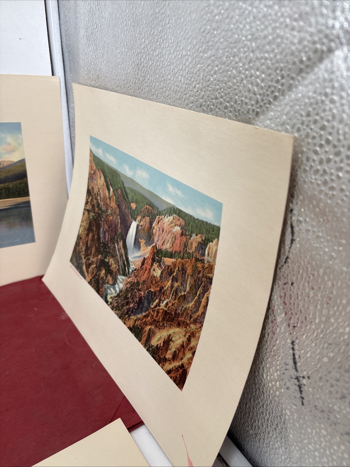 The Yellowstone National Park: The Red Portfolio Set with 12 Color Haynes Prints